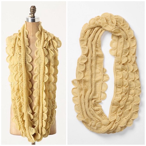 Anthro “Scalloped Scarf” by Renee’s NYC - Picture 2 of 8